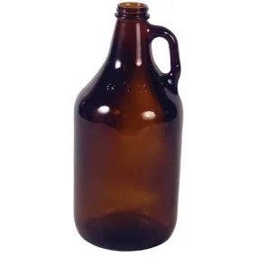 1/2 Gallon Amber Glass Growler or Jug