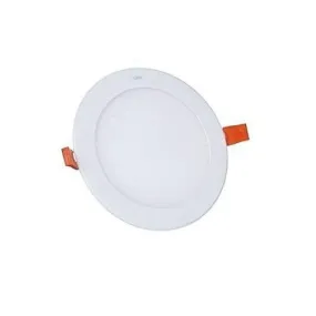 12w Ultra Thin Panel Light With Driver Round 6500k Budget