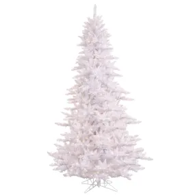 14' White Christmas Tree, Warm White LED Lights