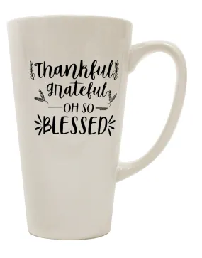 16 Ounce Conical Latte Coffee Mug - A Perfect Choice for Expressing Gratitude and Appreciation - TooLoud