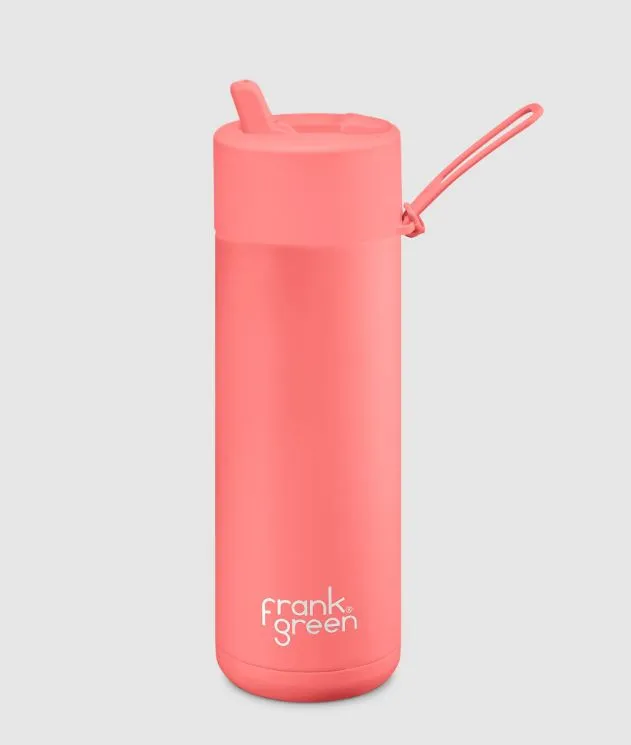 20OZ STAINLESS BOTTLE W/STRAW