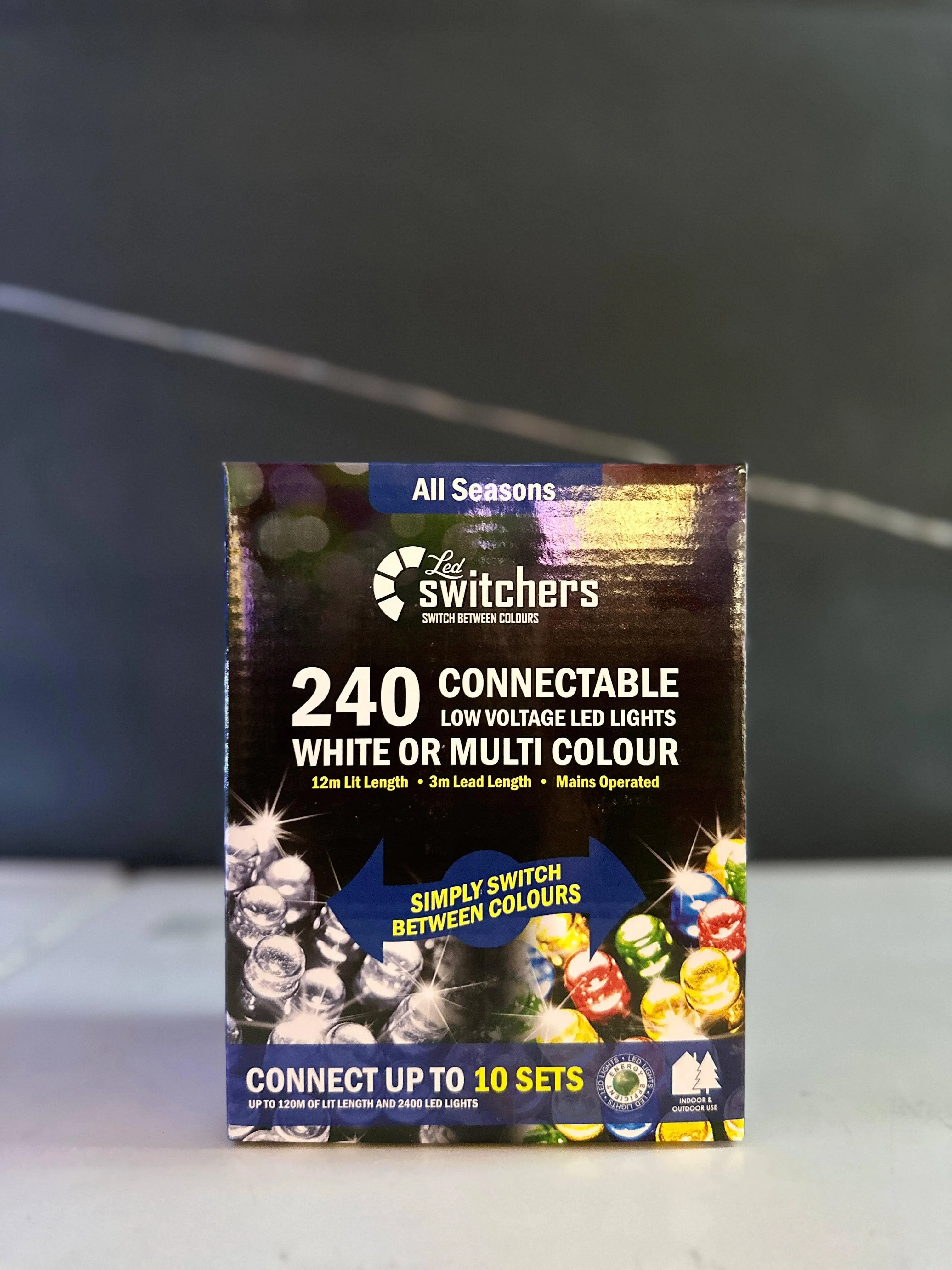 240 Connectable LED Christmas Lights with Colour Switcher