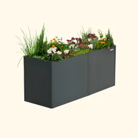 32" Extra Tall Modern 27" x 83" Metal Raised Garden Bed