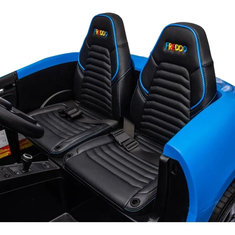 48V Freddo Rocket 2 Seater Big Ride on Car- Blue