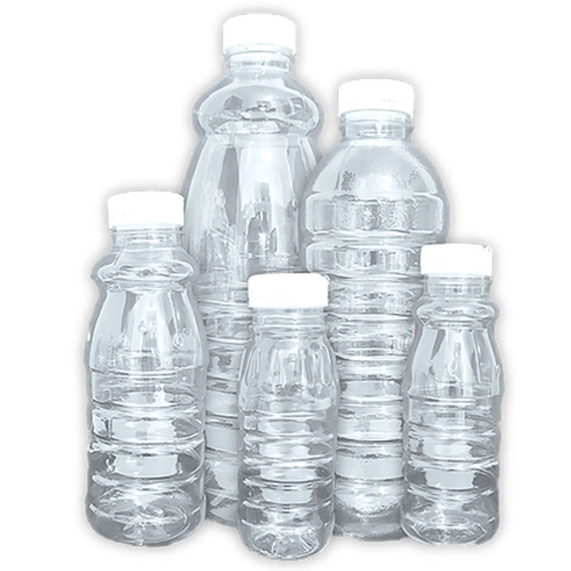 500ml PET Plastic Bottle Grip Design With Cap 1pc