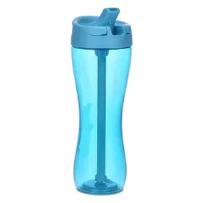 500Ml Small Waist Transparent Water Bottle- If-88 Blue