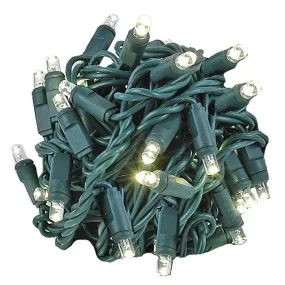 5mm Wide-Angle Warm White LED Christmas Lights