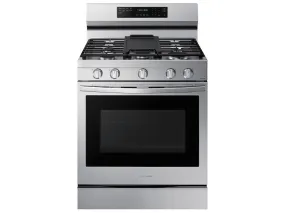 6.0 cu. ft. Smart Freestanding Gas Range with No-Preheat Air Fry, Convection  & Stainless Cooktop in Stainless Steel - (NX60A6711SS)