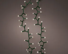 750 LED Compact Tree Lights Warm white green wire