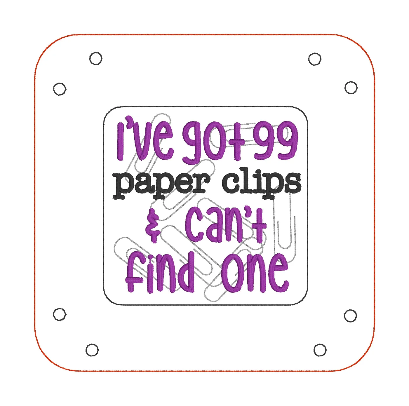 900 Wonder clips and can't find one ITH Tray (4 sizes included) machine embroidery design DIGITAL DOWNLOAD