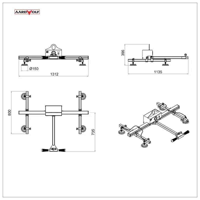 Aardwolf Vacuum Lifter 160kg