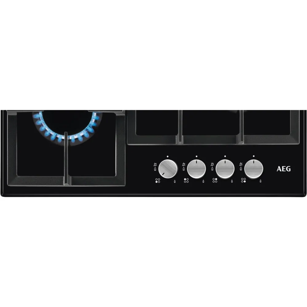 AEG HGX64200SB 60cm 4 Burner Gas Hob,Black