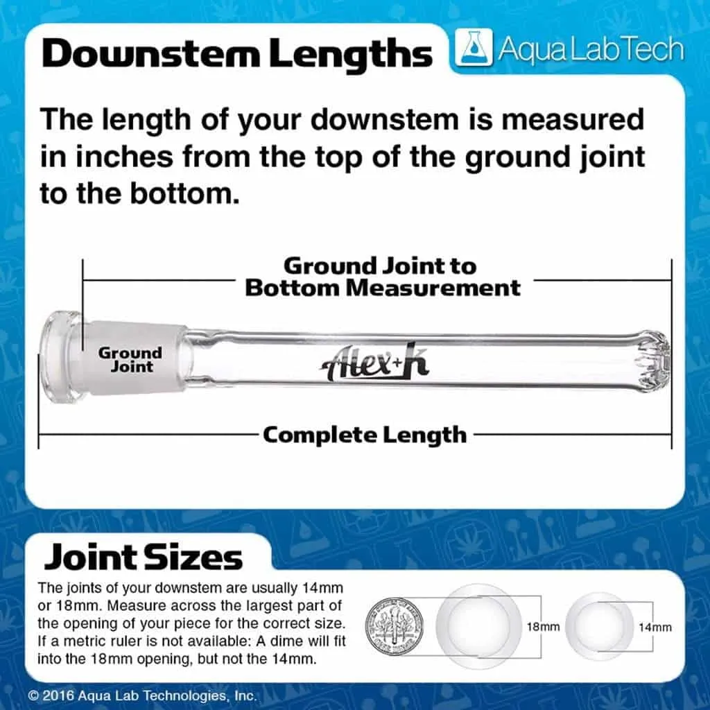 Alex K - 14/18mm Showerhead Downstems