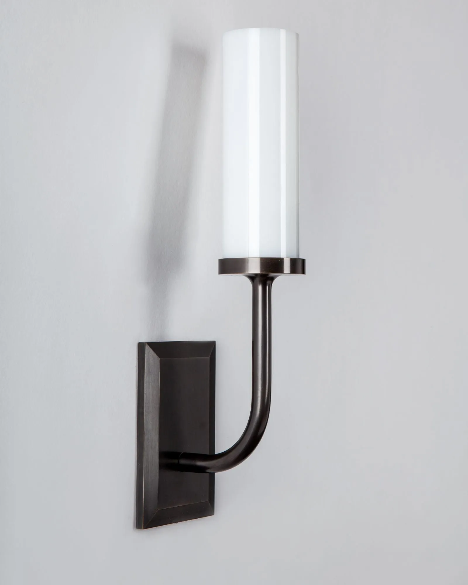 Aloysius Sconce with Glass Cylinder Shade