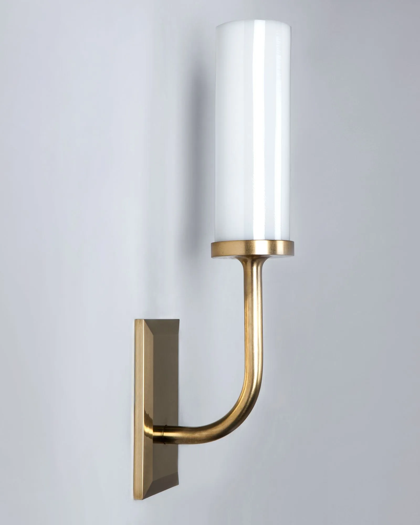 Aloysius Sconce with Glass Cylinder Shade