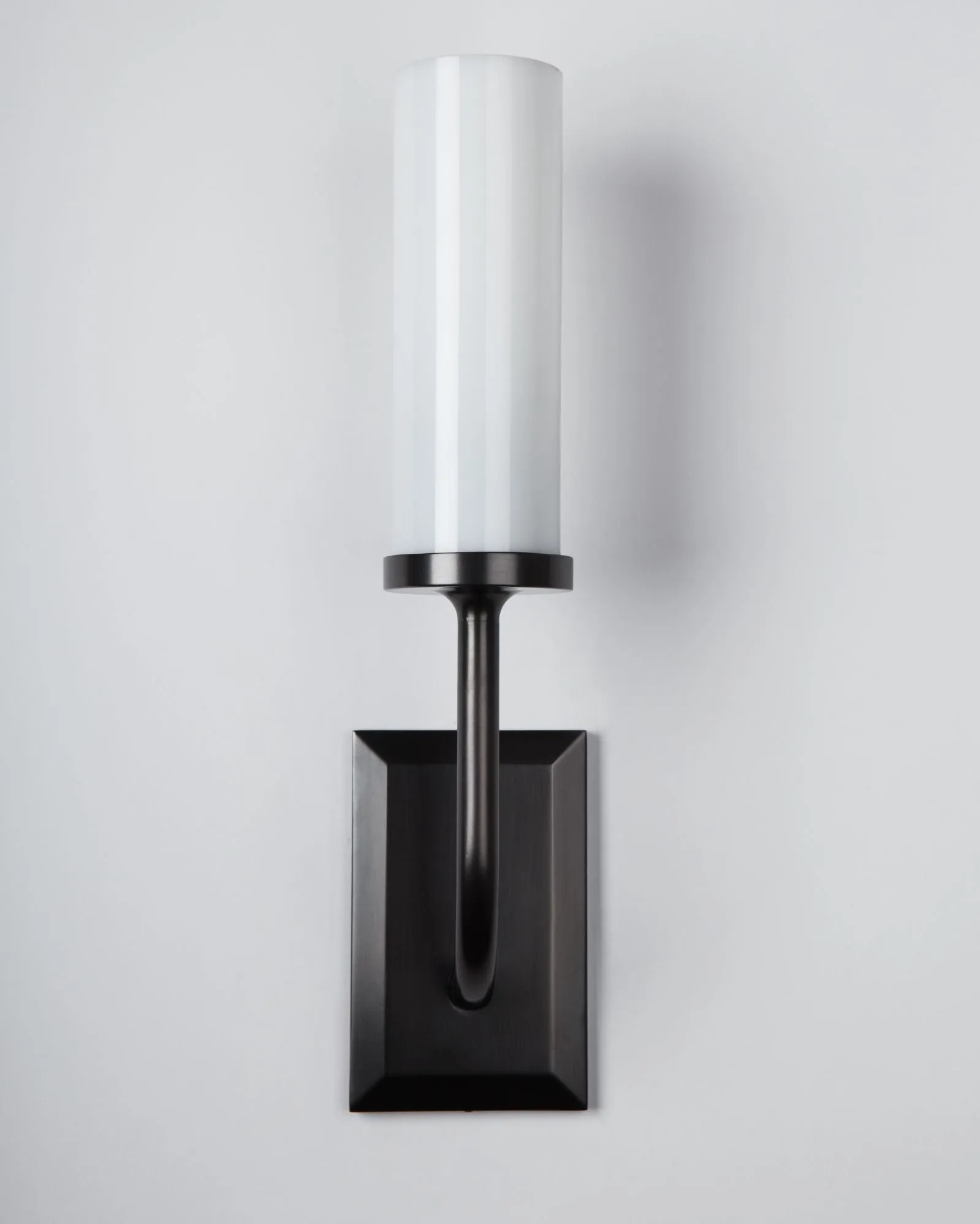 Aloysius Sconce with Glass Cylinder Shade