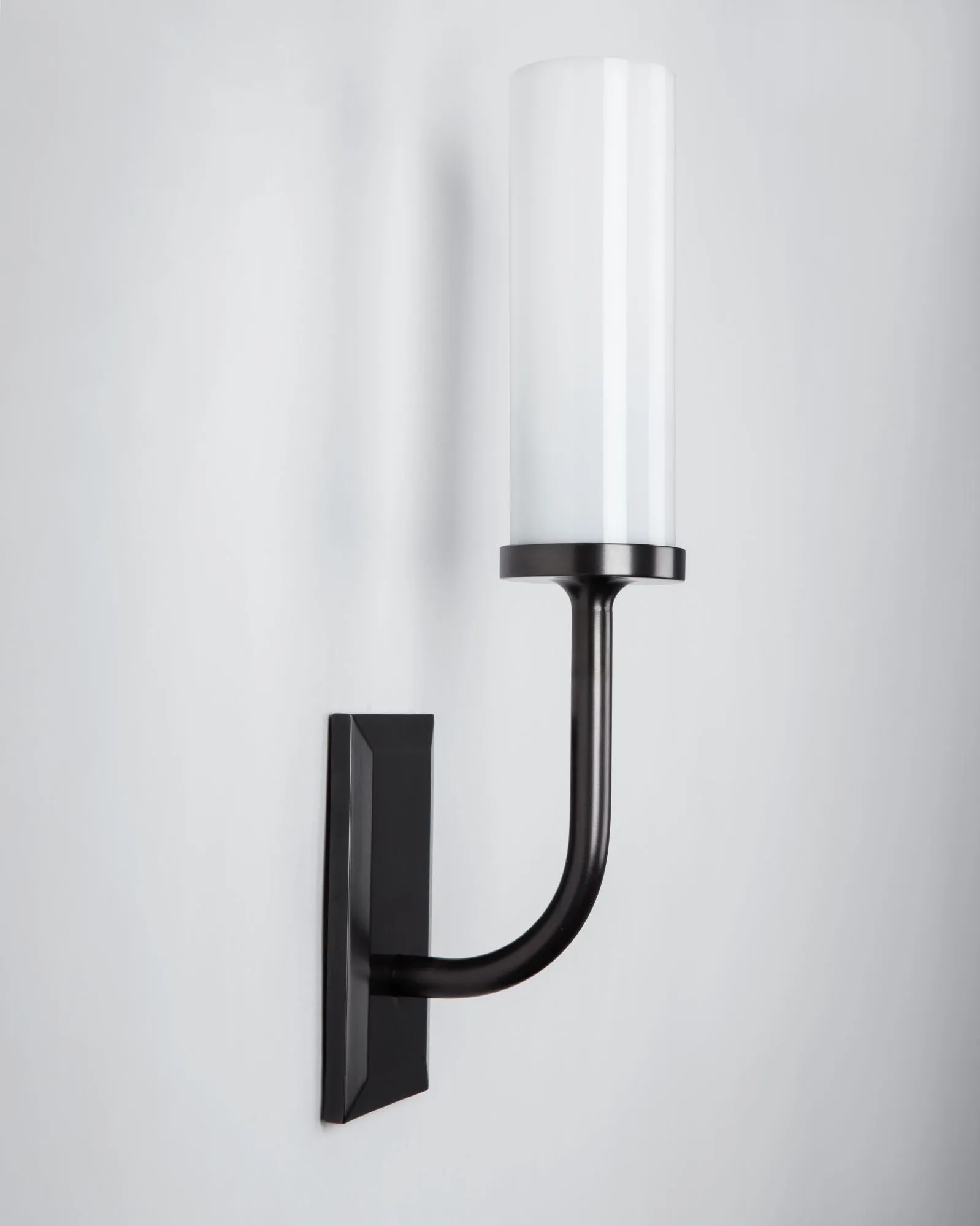 Aloysius Sconce with Glass Cylinder Shade