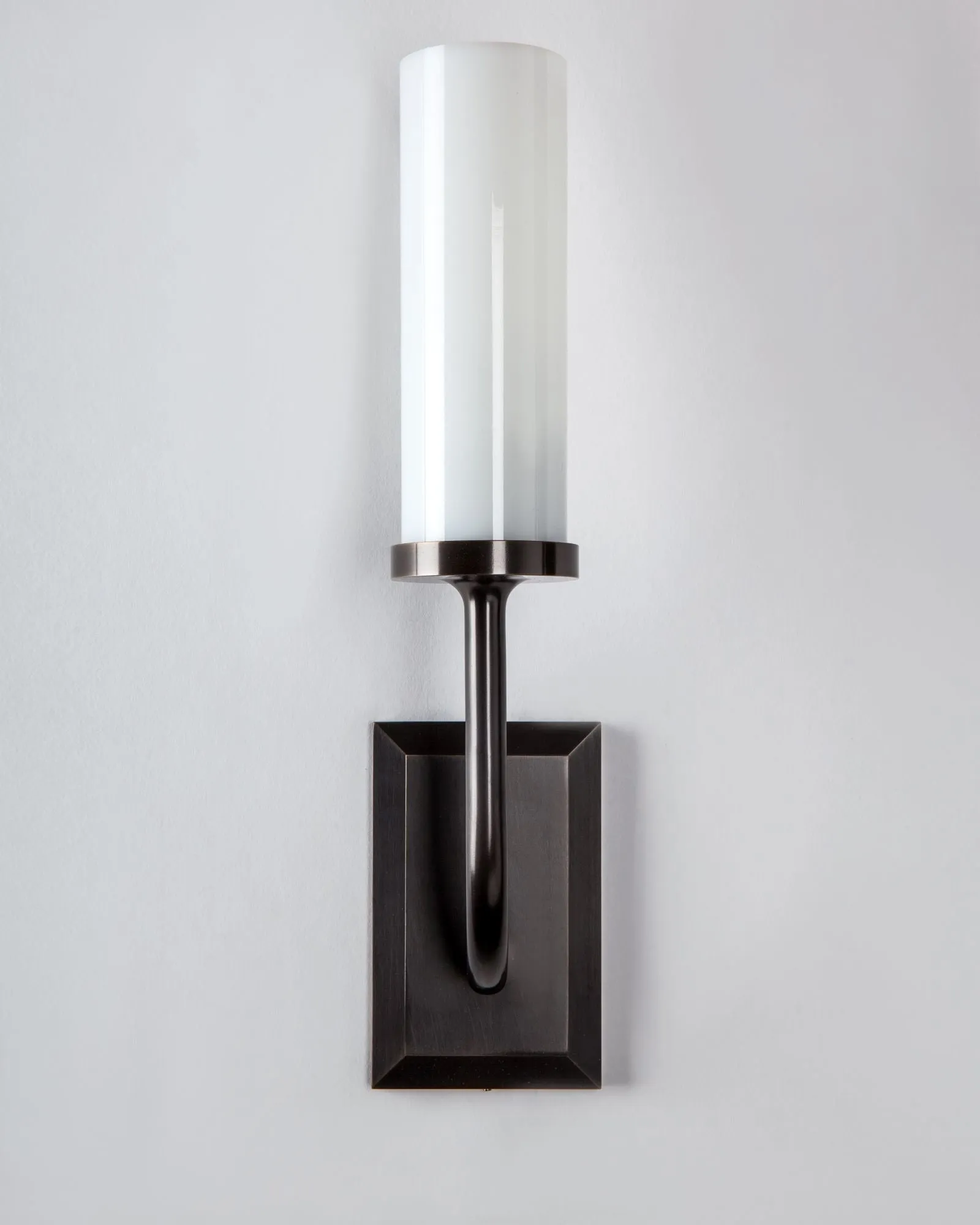 Aloysius Sconce with Glass Cylinder Shade