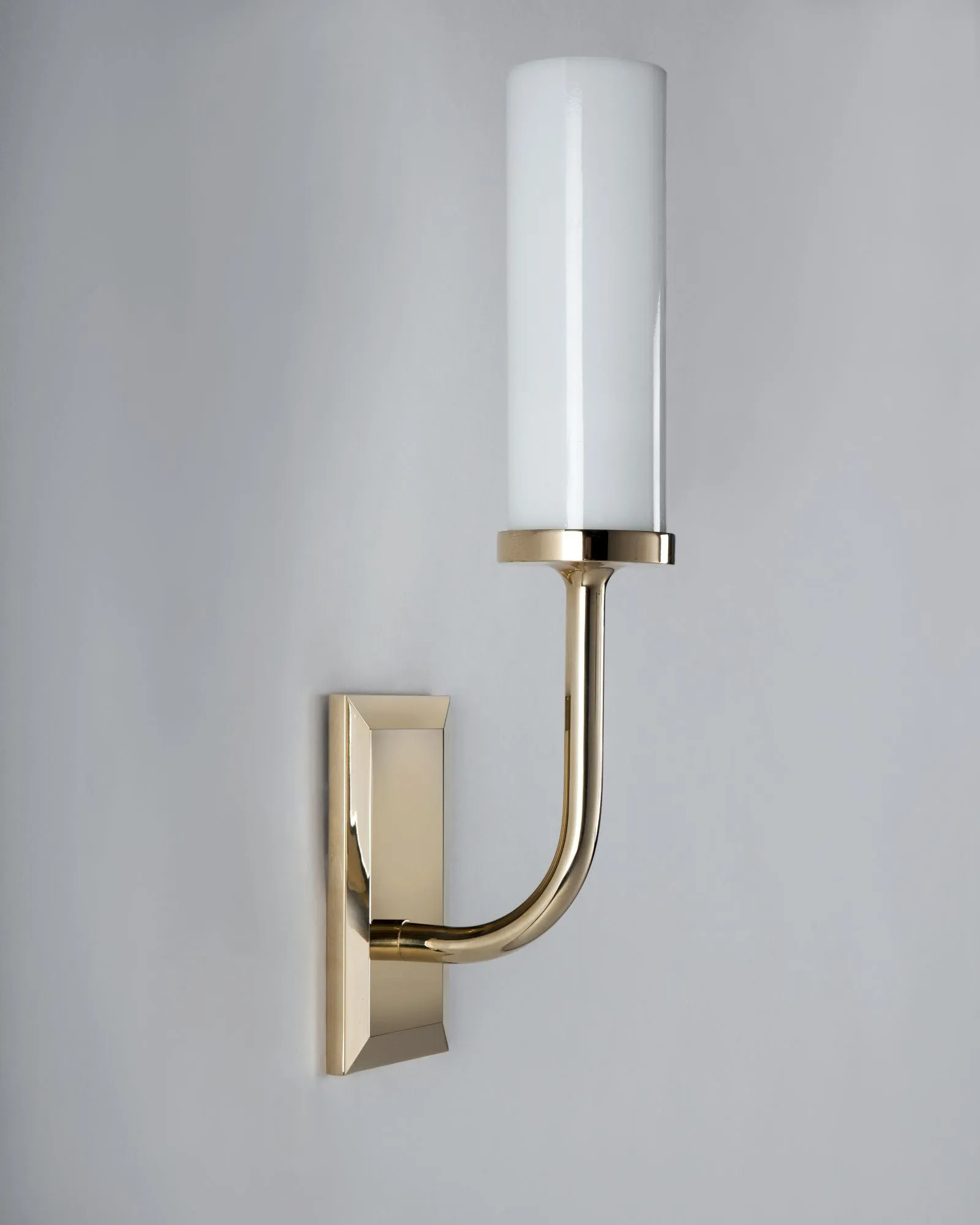 Aloysius Sconce with Glass Cylinder Shade