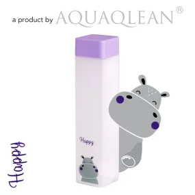 Aquaqlean Frosty 950ml - Choose Your Personality  Kids & School  Water Bottle - Happy (Hippo) 1 Pcs Pack