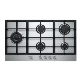 Baumatic BCG90S 90cm Stainless Steel Gas Cooktop