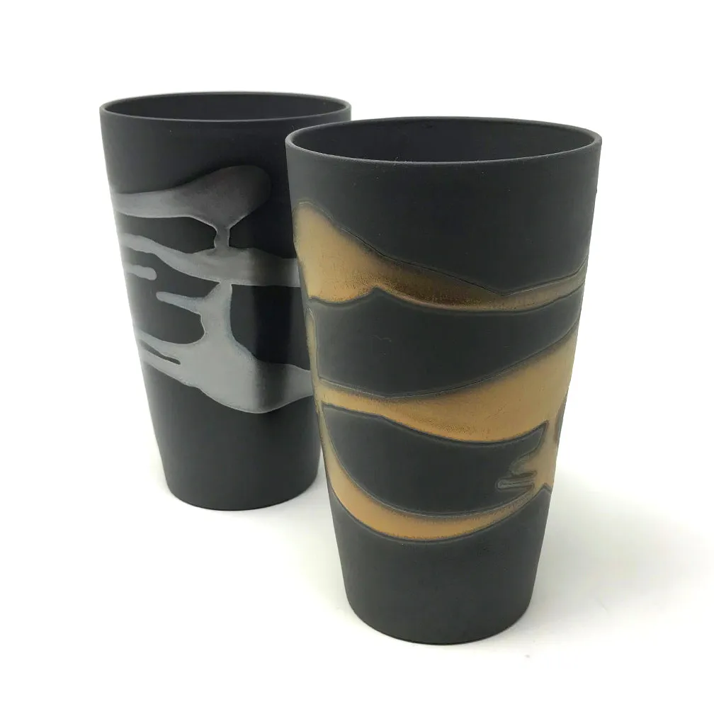 Beer Cups - Gold & Silver (Set of 2)