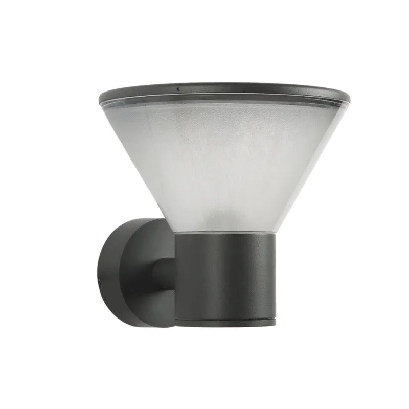 Black Cone-Shaped Wall Light