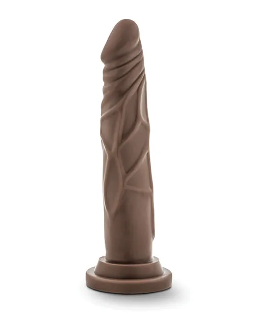 Blush Dr. Skin 7.5" Basic Realistic Cock - Chocolate