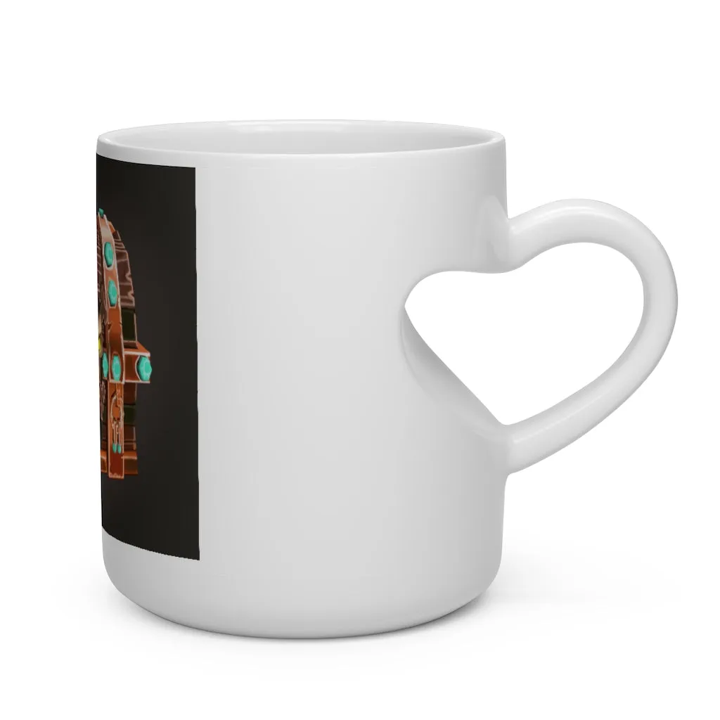 Bone Chest Heart Shape Mug