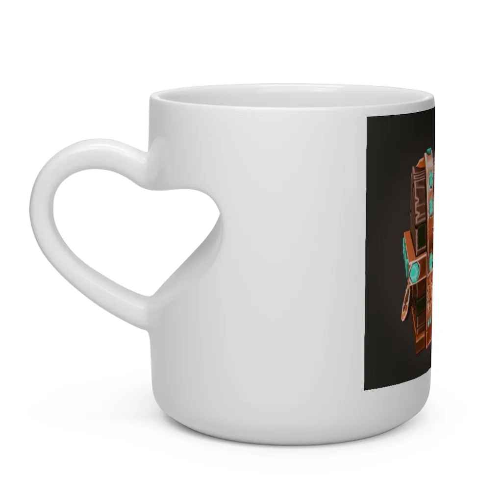 Bone Chest Heart Shape Mug