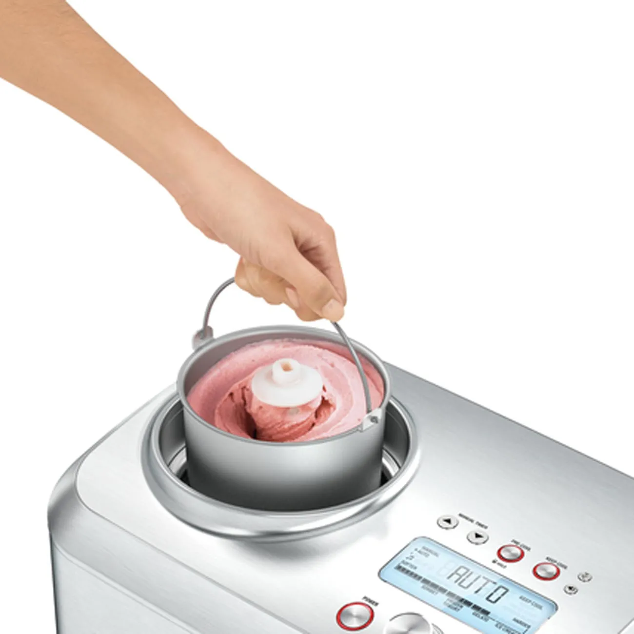 Breville Smart Scoop Ice Cream Maker, Brushed Aluminum #BCI600BSS1BCA1