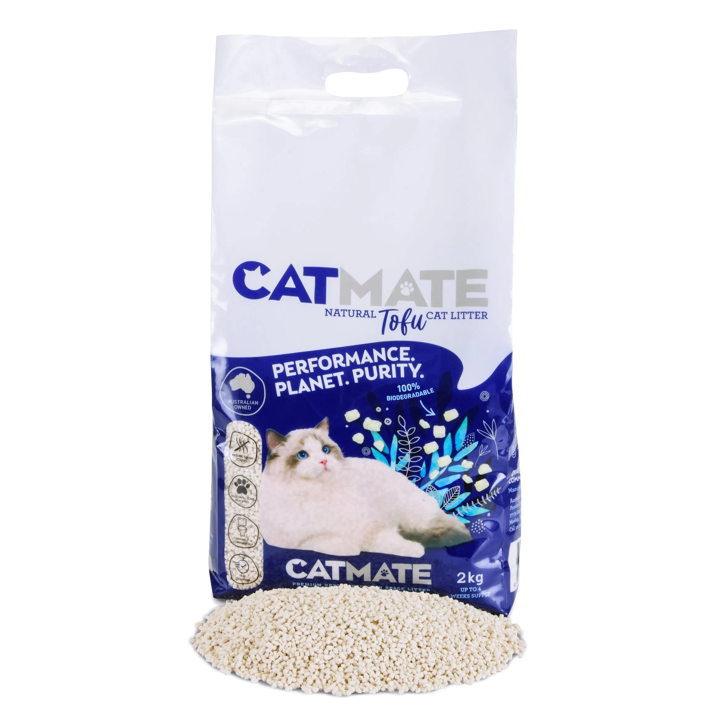 Catmate Natural Tofu Cat Litter 2kg^^^