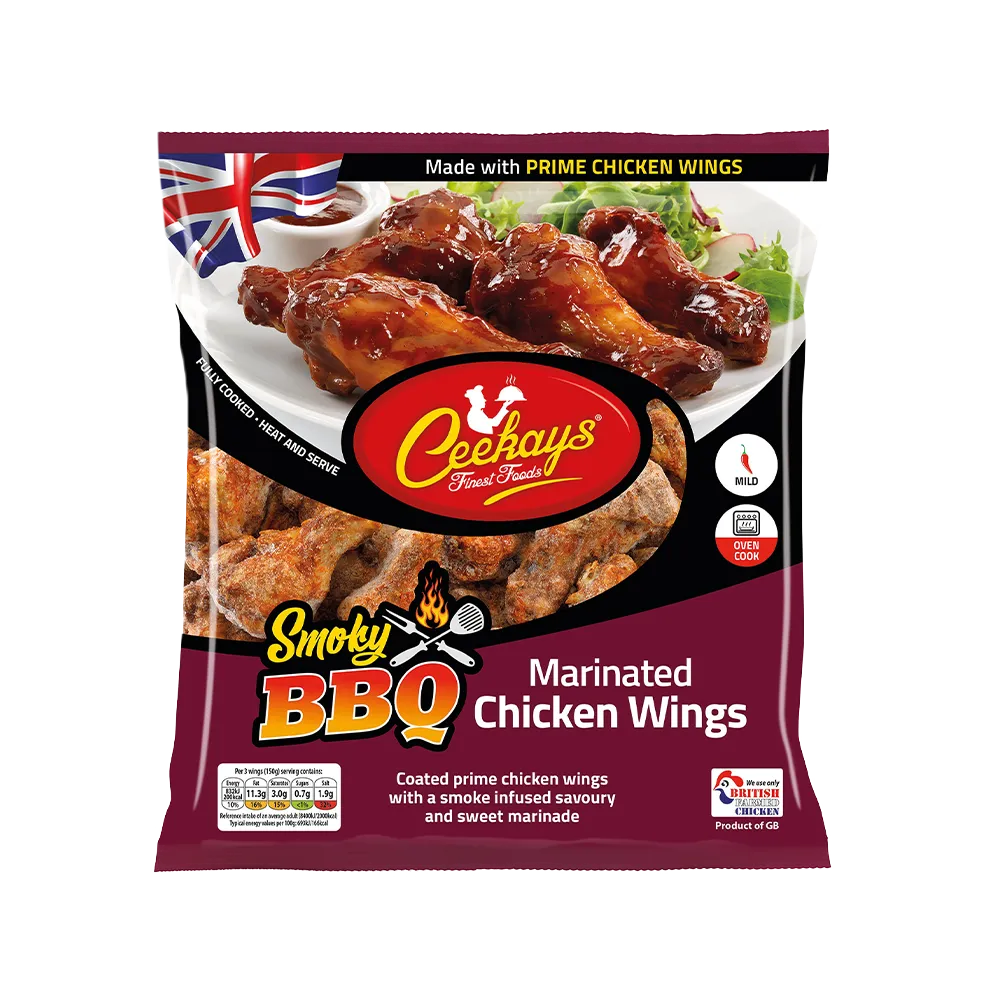 CEEKAYS Smoky BBQ Wings 600g (Frozen)