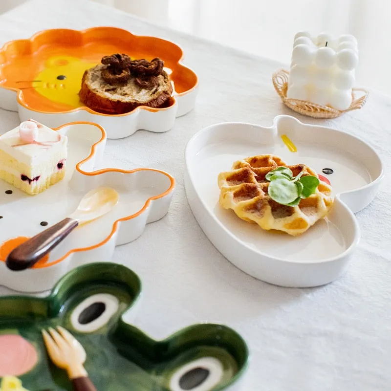 Ceramic childrens plates