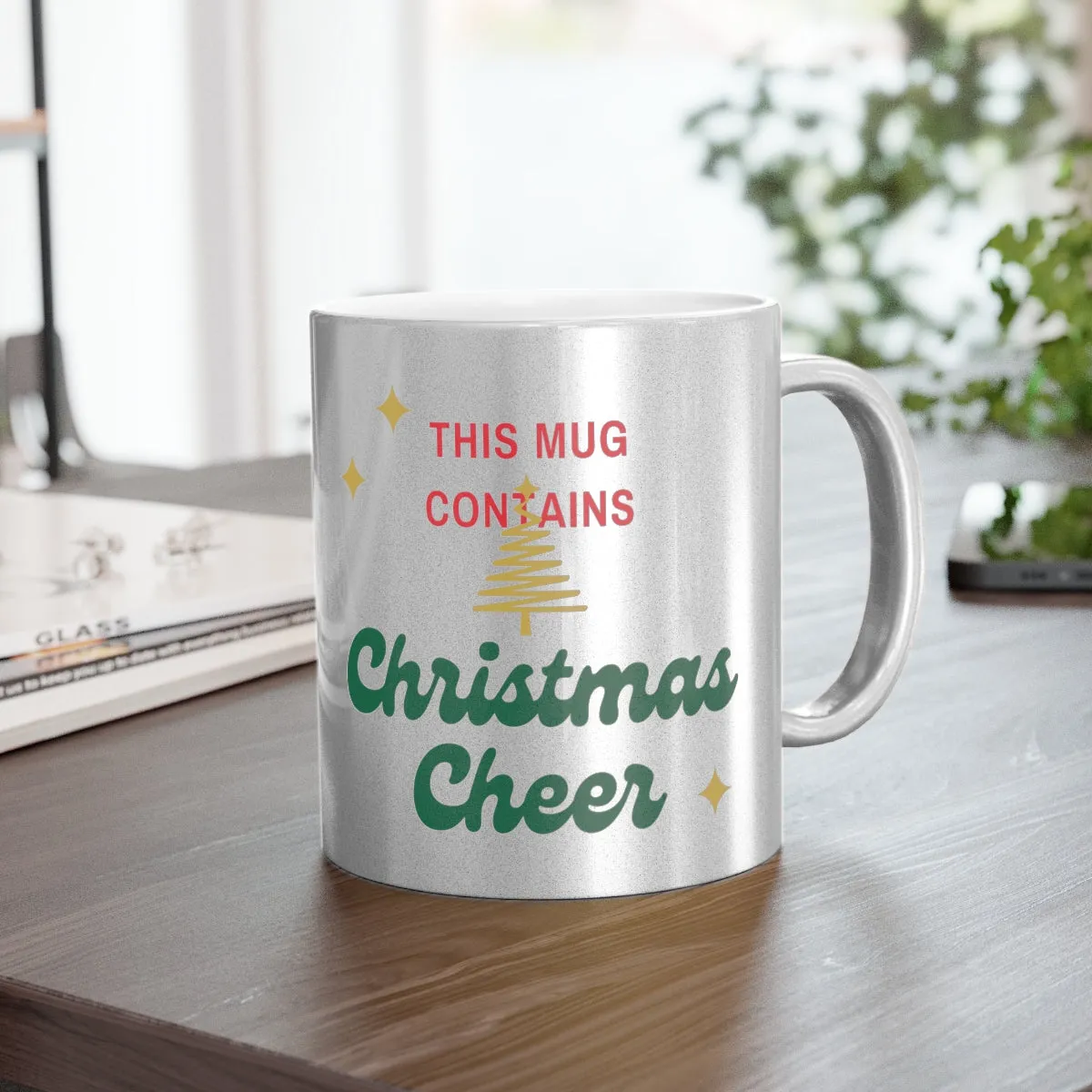 Christmas Cheer Metallic Mug