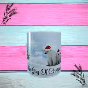 Christmas Polar Bear Family Mug, Great quality, Free P P