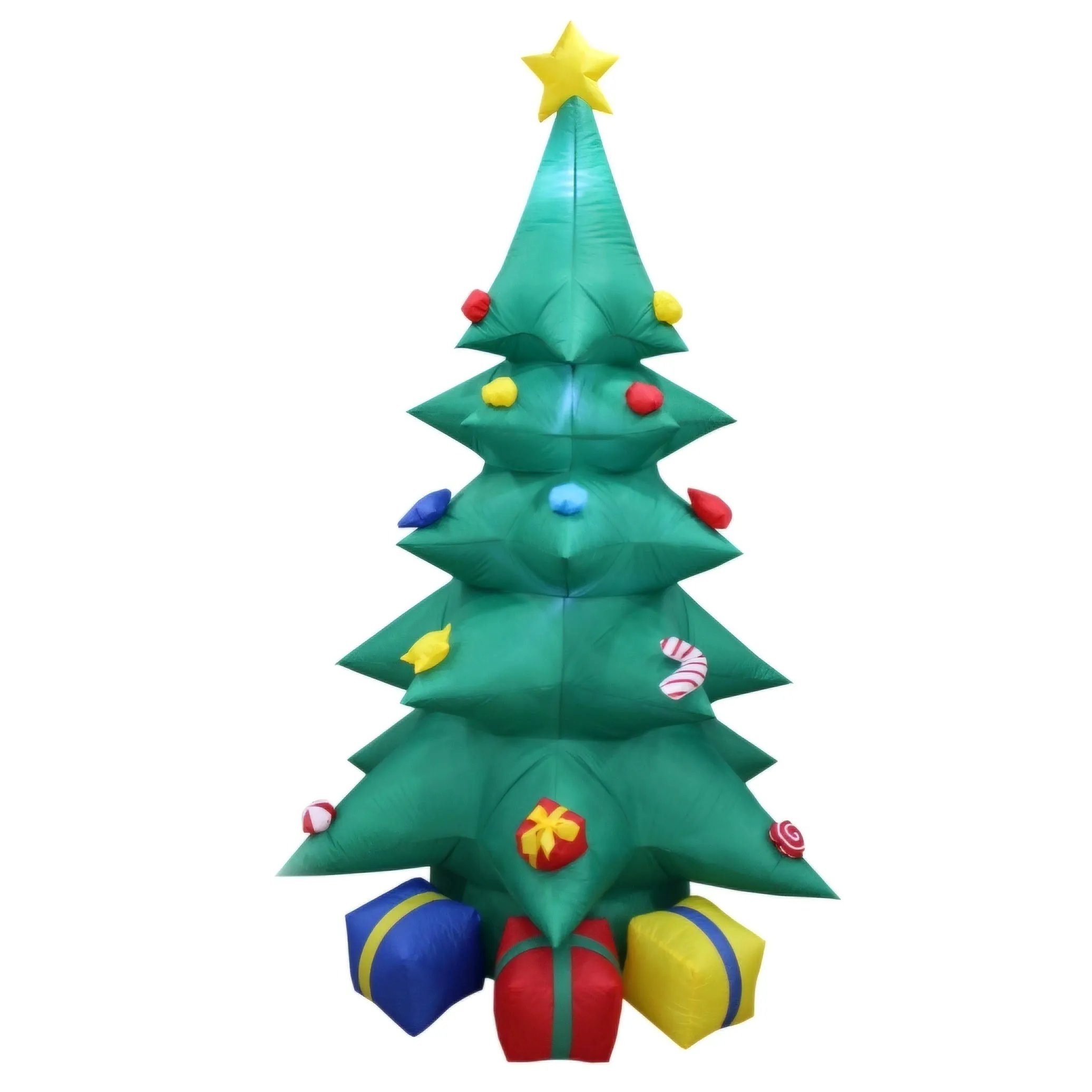 Christmas Tree & Gifts - 8FT Tall Illuminated Inflatable