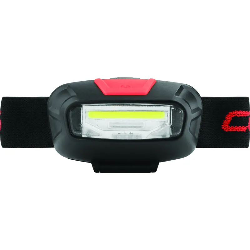 Coast FL13 255 lm Black/Red LED COB Head Lamp AAA Battery