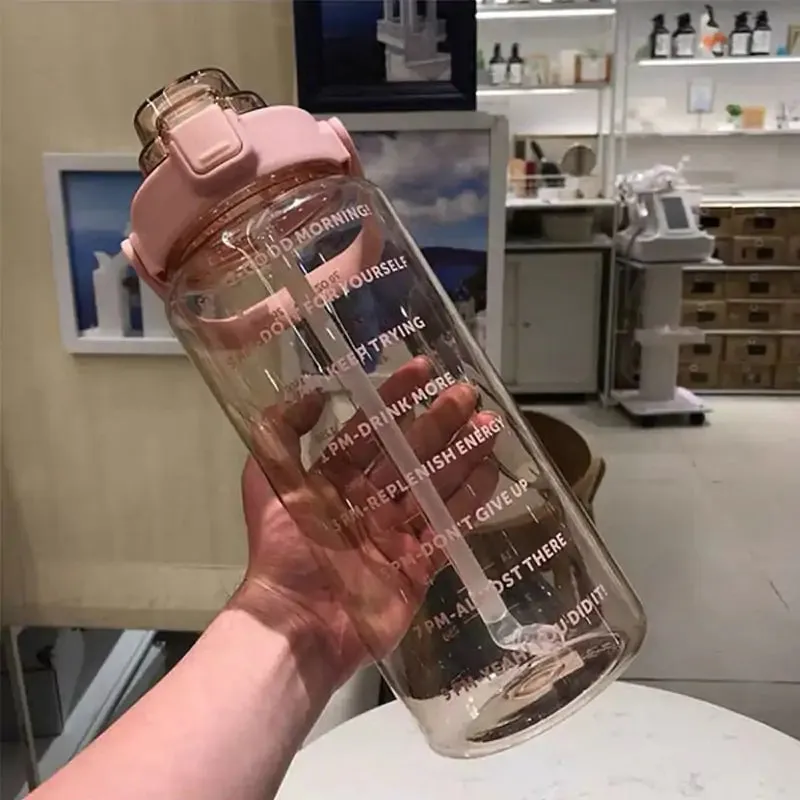 Colorful Frosted Water Bottle