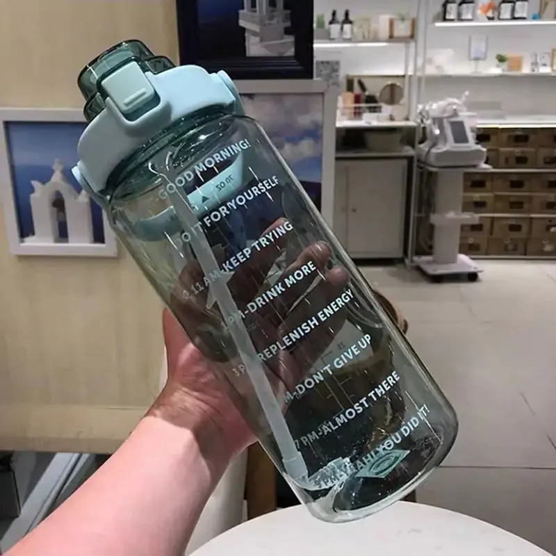 Colorful Frosted Water Bottle