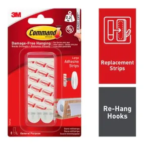 Command™ Large Adhesive and Refill Strips 17023