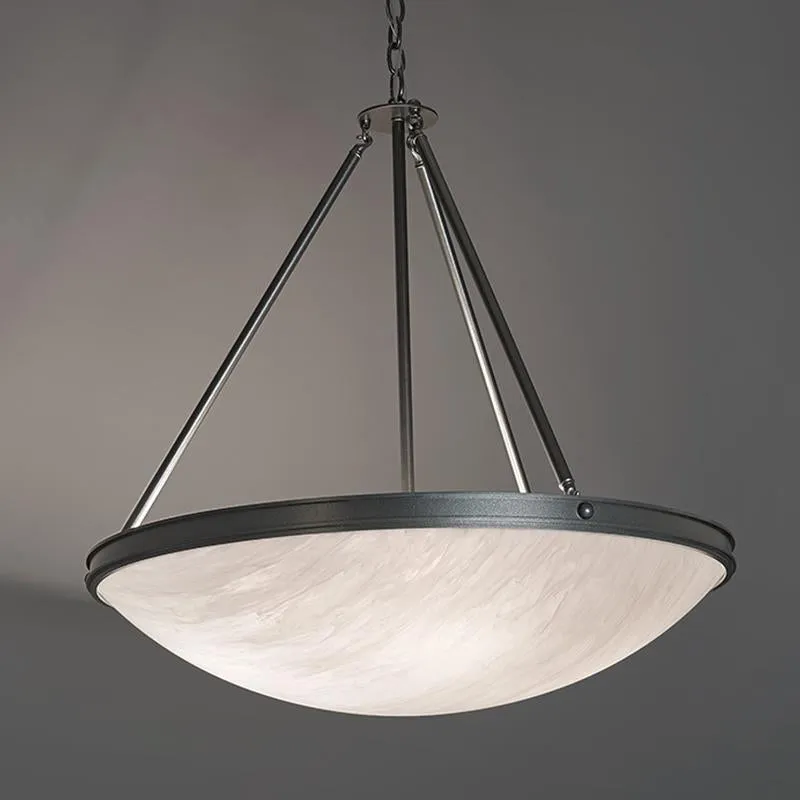 Compass 9925-30-SFM Indoor/Outdoor Semi Flush Mount Pendant By Ultralights Lighting