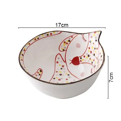 Creative cartoon shaped plates