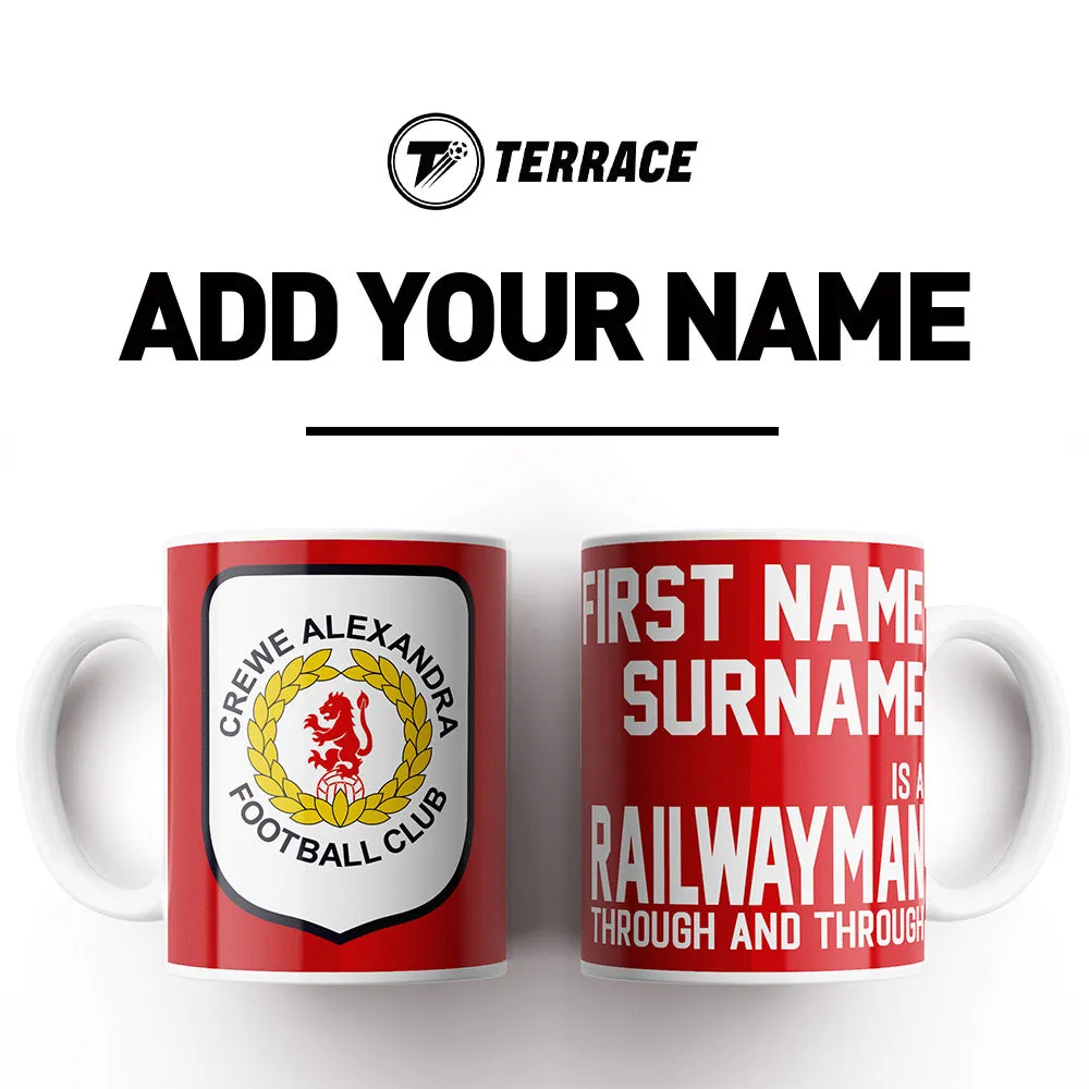 Crewe Alexandra Through & Through Personalised Mug