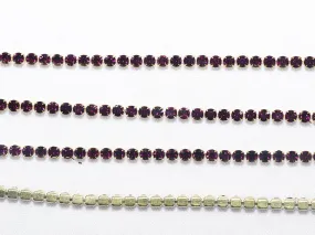 Dark Mauve Designer Glass Cup Chains - 16 ss