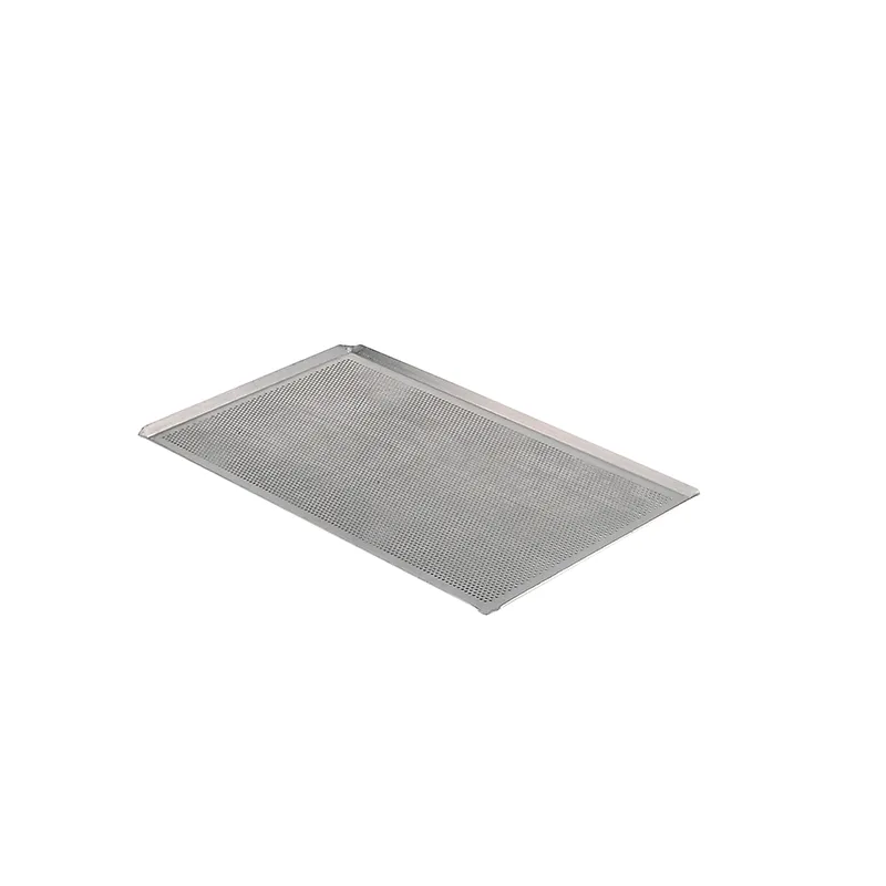 de Buyer Aluminum Microperforated Baking Sheet with Oblique Edges, 15.75 x 12-Inches