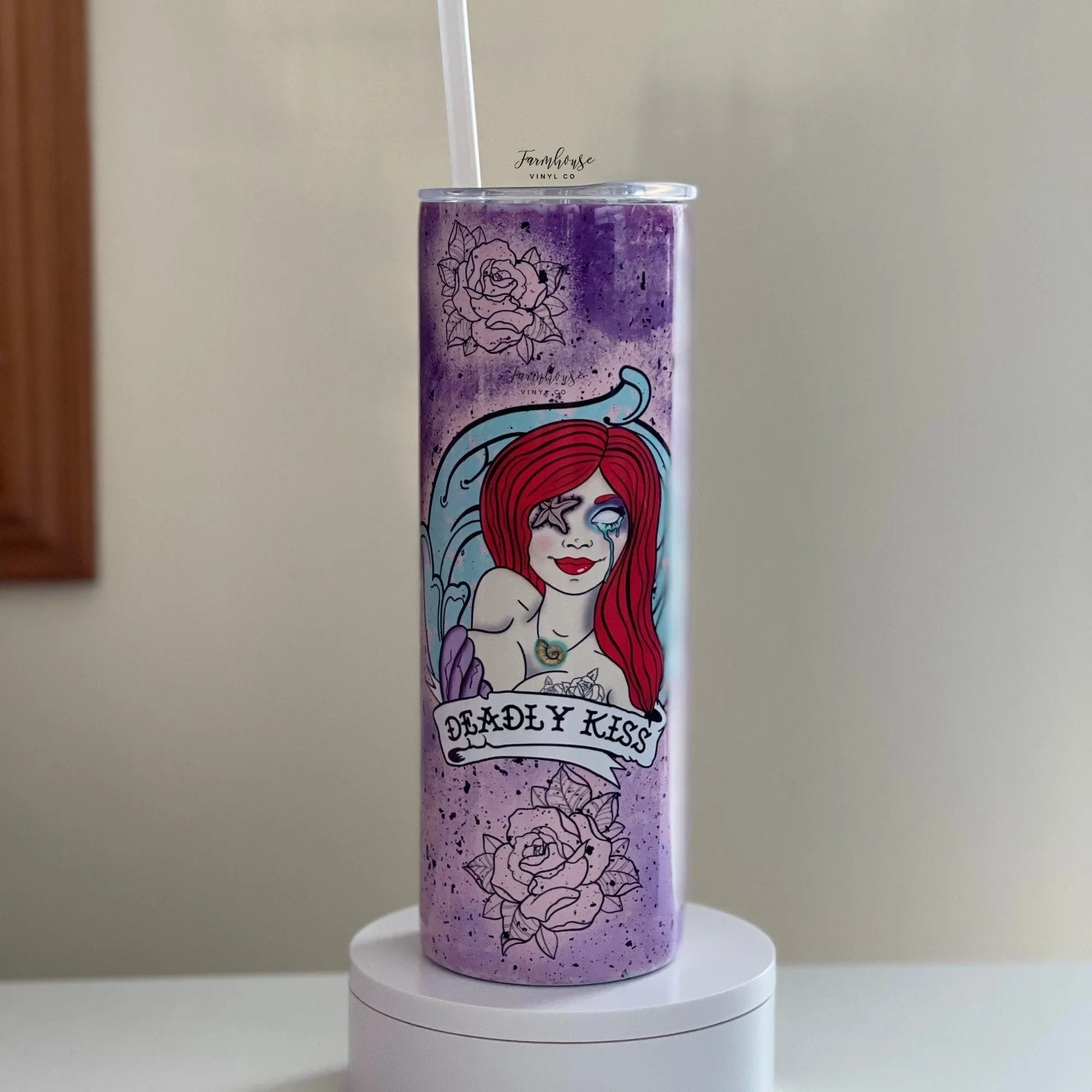 Deadly Kiss Mermaid Tumbler