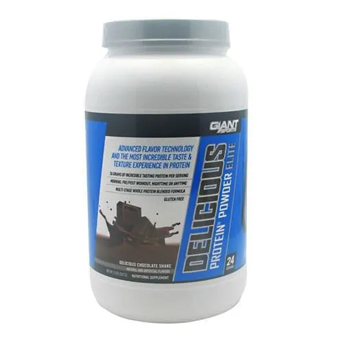 Delicious Protein Elite Salted Caramel 5 lbs By Giant Sports Products