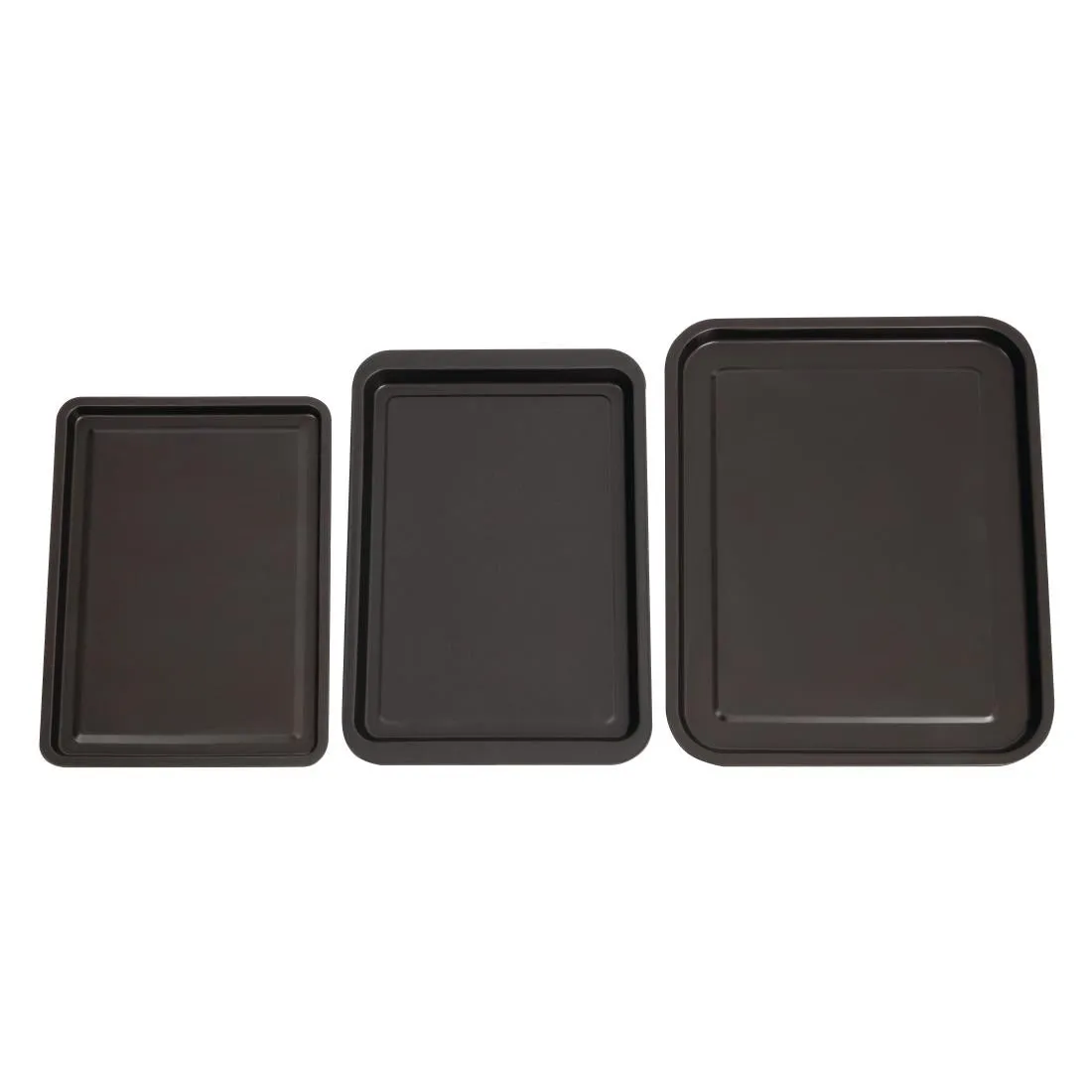 DW097 Nisbets Essentials Non Stick Baking Trays (Pack of 3)