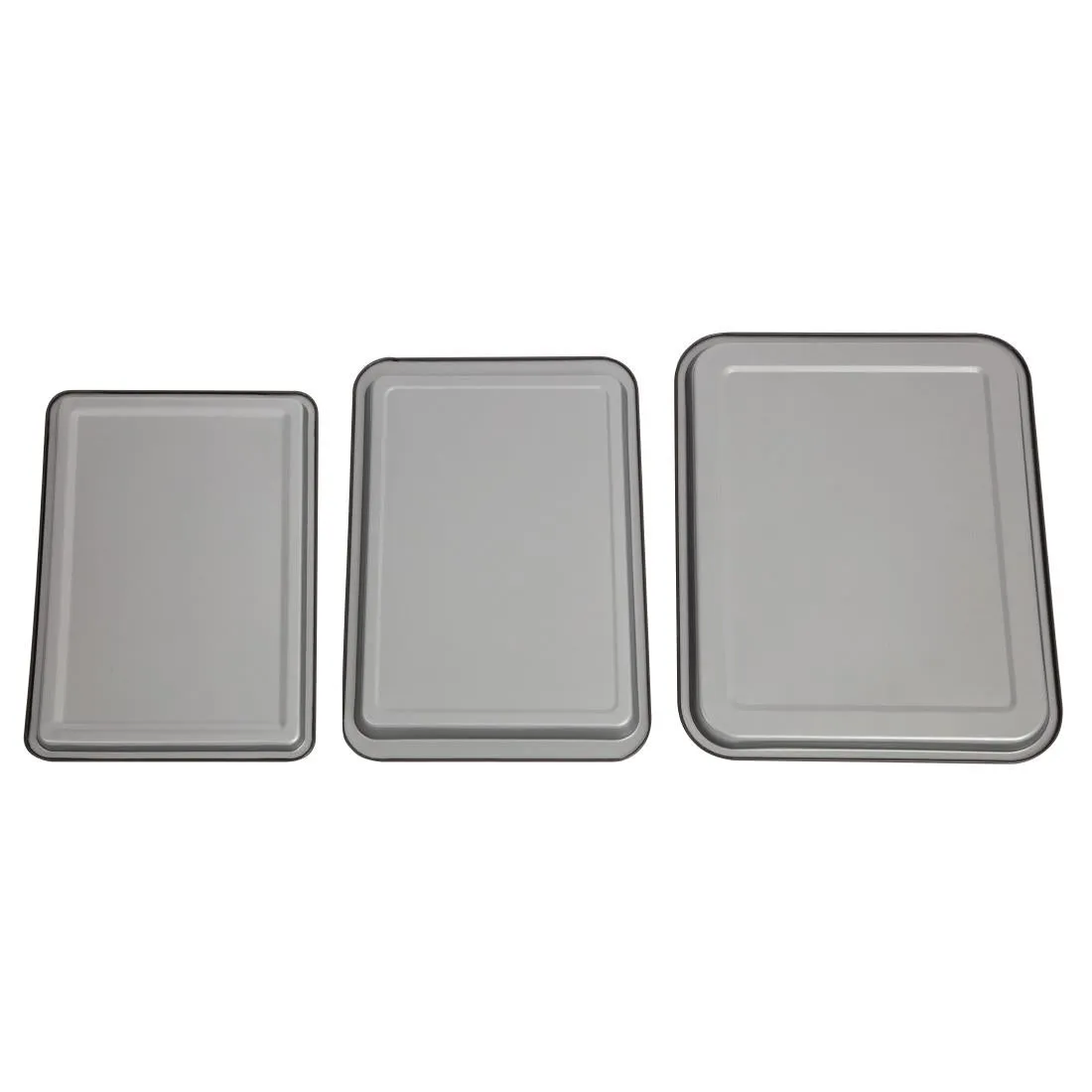 DW097 Nisbets Essentials Non Stick Baking Trays (Pack of 3)